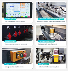 Hiệu quả cao tùy chỉnh tuyến tính ATC <span class=keywords><strong>CNC</strong></span> <span class=keywords><strong>Router</strong></span> Máy gỗ cửa làm công cụ tự động thay đổi thiết bị Chế biến gỗ - Product Image 3