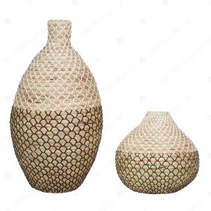 Vietrustic – Organisateur de plantes et de fleurs en gros, vase en jonc de mer en spirale, grands pots de plantes d'intérieur pour salon - Product Image 5