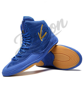 Zapatos de boxeo para hombre, ligeros, transpirables, con suela antideslizante, botas de boxeo profesionales, zapatos de combate ligeros, venta al por mayor - Product Image 1