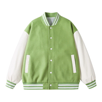 Vente d'usine, prix de gros, veste de baseball personnalisée, nouvelle arrivée, veste de baseball pour homme avec broderie personnalisée