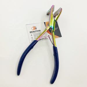 Alicate para extensiones de cabello de Plasma arcoíris de alta calidad, logotipo personalizado ecológico, cinta de acero inoxidable de silicona, herramienta de peinado de pago - Product Image 4