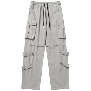 กางเกงยีนส์เดนิมผู้ชายทรงสลิมฟิต ขาตรง ระบายอากาศได้ดี แห้งเร็ว เหมาะสำหรับฤดูร้อนและฤดูใบไม้ผลิ ผ้าเนื้อยืด สีพื้น - Product Image 4