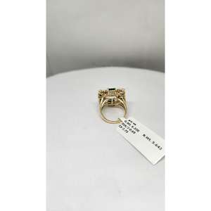 Bague de fiançailles de luxe pour femme en diamant naturel de haute qualité 14K, clarté SI, petits diamants, certifiée IGI, plaquée rhodium - Product Image 5