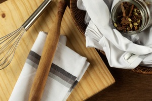 100% Cotton Eco-Friendly Woven Striped Quick-Dry Custom <b>Label</b> Machine Washable Square <b>Kitchen</b> Towels From Tamil Nadu - Product Image 5