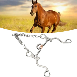 Stainless Steel Copper Mouth Horse Bit for Training Riding Durable OEM Custom Manufacturing Horse Riding Bits Customized - Product Image 3