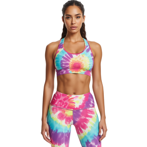 Women <b>Tie</b> <b>Dye</b> Yoga Set - Product Image 3