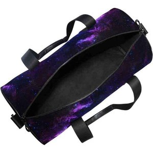 Sublimation Printed Duffle Bags Custom Logo Gym Travel Sports Duffel Bag Waterproof Polyester with Shoe Pocket - Product Image 5