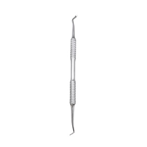 Empujador de Cutículas Profesional de Doble Punta, Acero Inoxidable Pulido para Manicuristas - Product Image 1