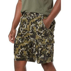 Pantalones Cortos Cargo Personalizados para Hombre, Color Negro Camuflaje, con Múltiples Bolsillos, Casuales, para Exteriores, Verano, Estilo Urbano, Venta al Por Mayor - Product Image 3