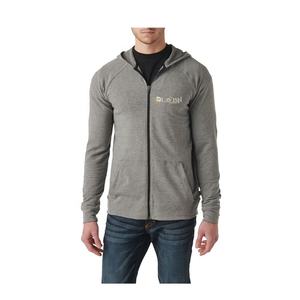 เสื้อสเวตเตอร์มีฮู้ดสำหรับผู้ชาย, เสื้อกันหนาวขนแกะมีซิปและโลโก้ตามสั่งเป็นมิตรกับสิ่งแวดล้อม - Product Image 1