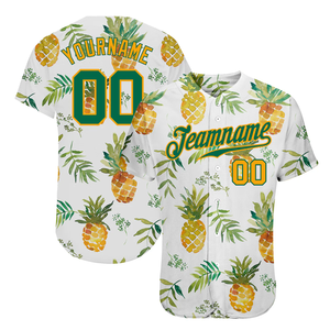 Custom Casual Wear Polyester Tropical Floral Print Baseball Jersey <b>Sublimation</b> Full Button Unisex Apparel Baseball Jerseys - Product Image 4