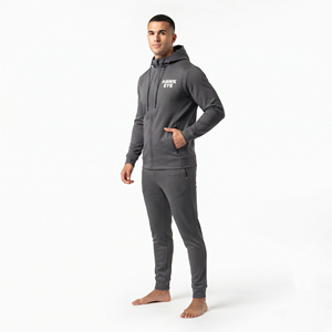 Top Quality Men's Nylon Polyester Tracksuit Full Zip Hoodie <b>Jacket</b> Jogger Set Custom <b>Reflective</b> Logo Wholesale Manufacturer - Product Image 1