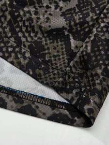 Camiseta de baloncesto de malla de poliéster para hombre, talla grande, con cuello mandarín, ajuste holgado, estampado por sublimación personalizado - Product Image 2