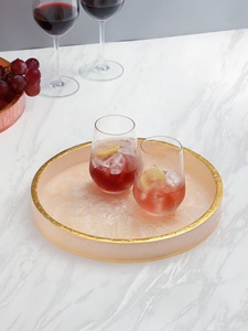 Prix de gros – Perle naturelle en résine émeraude, design moderne, multifonctionnel, pour mariage, Diwali, thème marbre, fait main - Product Image 2