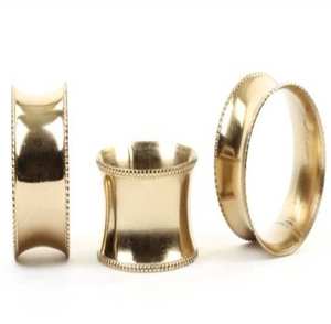Anillos de Servilleta de Metal Plateado de Lujo, Diseño Clásico, Ecológicos, Duraderos, Anillos Decorativos para Servilletas, para Bodas, al por Mayor - Product Image 3