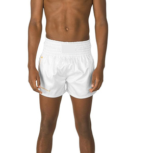 Pantalones Cortos de Boxeo Deportivos Resistentes, con Logotipo Personalizado del Equipo, Pantalones Cortos de Satén Transpirables para Competiciones - Product Image 5