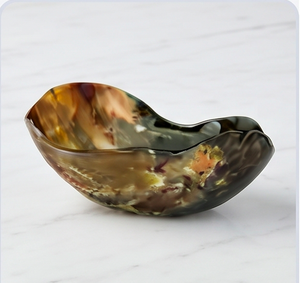 Cuenco de Cuerno Artesanal, Adorno Decorativo Natural, Vajilla de Estilo Rústico Elegante para el Hogar, Comedor, Cocina y Servicio - Product Image 1