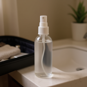 Flacone spray da 75 ml in plastica trasparente per viaggi e uso personale - Product Image 2