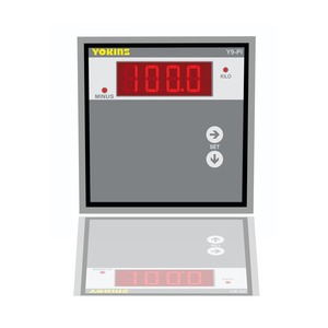 Indicateur de processus numérique Yokins Y9-PI, entrée 4-20mA DC, affichage programmable à 4 chiffres, panneau de mesure 96x96mm, aluminium, 300V - Product Image 1