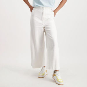 Jean évasé ample taille mi-haute respirant pour femme, Nouvelle Collection 2025, Vente Flash GHULAM GOODS SPORTS 100% Coton Vintage Automne Plus - Product Image 1