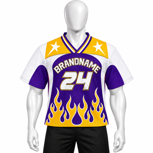 เสื้อเจอร์ซีย์กีฬาตาข่ายทันสมัยรุ่นล่าสุดสำหรับผู้ใหญ่ ทรงโอเวอร์ไซส์ แขนสั้น ระบายอากาศได้ดี ป้องกันรังสียูวี แห้งเร็ว โลโก้ปัก - Product Image 2