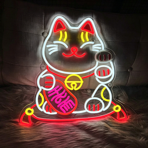 Neon Style Faux <b>LED</b> Channel <b>Letters</b> 3D Party Rectangle Illuminated Storefront Sign IP67 Rated 2-Year Warranty - Product Image 3