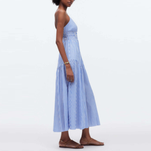 Robe pull tricotée unie à manches longues, coupe droite, style vintage de luxe, décontractée et écologique, longueur au-dessus du genou, pour femme, été 2026 - Product Image 6