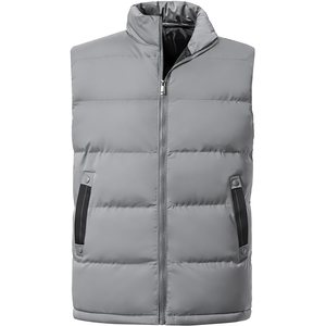 Dernier modèle de gilet matelassé personnalisé avec logo, veste d'équitation, vêtements d'hiver décontractés pour l'extérieur, gilet rembourré pour homme. - Product Image 1