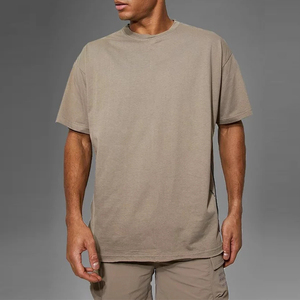 Camiseta de Hombre Personalizada con Logotipo Bordado, 100% Algodón, Peso Pesado 320GSM, Estilo Vintage, Lavado Ácido, Talla Grande - Product Image 4