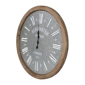 Orologio da Parete Oversize D32.3 Grant con Elegante Cornice in Legno di Abete - Product Image 3