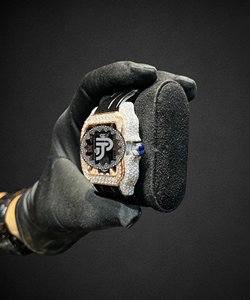 Iced Out Stainless Steel <b>Watch</b> Moissanite <b>Diamond</b> Hip Hop Men Wristwatch Black Dial <b>Diamond</b> Bezel Bling Luxury Fashion Timepiece - Product Image 4