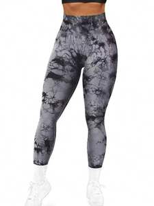 Custom Fitness Sports V Shaped Cut High Waist Yoga Pants with <b>Pockets</b> Side Women Warm Pilates <b>Leggings</b> Spandex/Nylon Quick Dry - Product Image 2