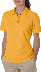 New Design Eco-Friendly Knitted <b>Plain</b> Dyed Women's Polo Shirt Custom Logo High Quality Casual Wear Needle Detection - Product Image 6