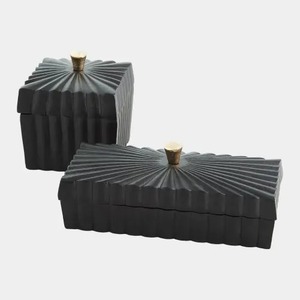 Boîtes à trésor en fer avec couvercle doré, design minimaliste, écologiques et durables, résistantes à la chaleur, pour cadeaux de fête - Product Image 5