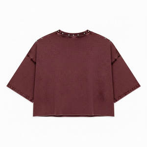 Fabricante de Camisetas con Pedrería de Marca Privada que Ofrece Logotipo Personalizado y Desarrollo de Identidad de Marca - Product Image 2