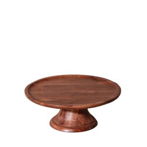 Soporte de madera clásico y sencillo para tartas, ideal para recepciones de boda, reuniones festivas, reuniones familiares, presentaciones de postres y decoraciones. - Product Image 1