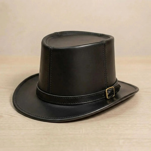 OEM Custom Top <b>Hat</b> Manufacturer Premium Wool Felt Top <b>Hats</b> Private Label Formal Victorian Costume Party <b>Hats</b> Supplier - Product Image 2