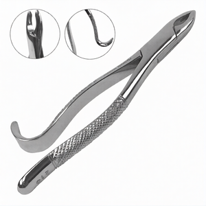 Forceps d'extraction dentaire # Instrument manuel d'extraction dentaire en acier inoxydable pour racines de canines supérieures centrales 213 - Product Image 2