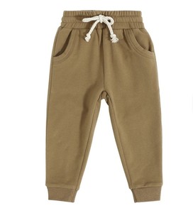 Pantalons pour bébés, tout-petits et enfants, fabriqués directement en usine, doux pour la peau, en coton et élasthanne, séchage rapide, coupe droite, décontractés - Product Image 4