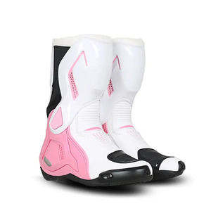 Chaussures de moto en cuir respirantes de haute qualité pour hommes, style unique, logo personnalisé, haute résistance, ODM, vente en gros, toutes tailles - Product Image 1