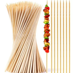 Brochetas de Bambú Natural de 10 Pulgadas – Palitos Biodegradables para Barbacoa, Ideales para Restaurantes, Fiestas y Comida para Llevar - Product Image 6