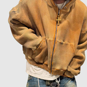 Sudadera con capucha personalizada de 500GSM de alto gramaje, con lavado ácido, estilo vintage desgastado, hombros caídos, corte holgado, de forro polar, estilo streetwear - Product Image 4