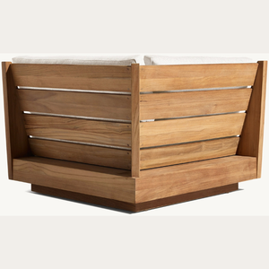 Canapé-lit en teck en promotion, avec mousse douce et résistante, adapté à l'extérieur comme à l'intérieur, robuste et durable. - Product Image 6