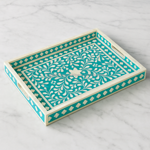 Handmade Wooden <b>Tray</b> – Eco-Friendly <b>Small</b> Serving <b>Tray</b> for Tea, Coffee, Food Storage & Gift Display - Product Image 2