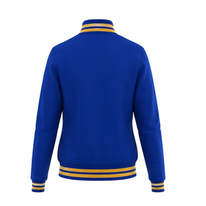 เสื้อแจ็คเก็ตซาตินทรงบอมเบอร์แขนยาวสำหรับผู้หญิง Sigma Gamma Rho ปิดด้วยซิป เสื้อผ้าชมรมหญิงชาวกรีก เสื้อคลุมลำลองน้ำหนักเบา - Product Image 2