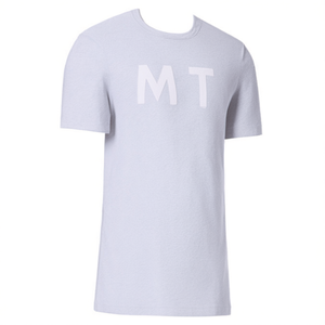 เสื้อยืดผู้ชายผ้าเจอร์ซีย์เนื้อผ้าฝ้าย 100% แขนสั้น ทรงปกติ ลายเรียบ สีพื้น ดีไซน์เรียบง่าย - Product Image 3