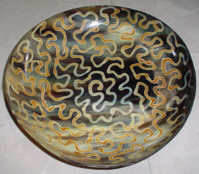 Bol décoratif en corne de buffle véritable, design inégalé, bol de service en corne, saladier en corne, au prix d'usine très bas. - Product Image 2