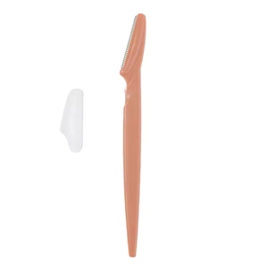 Rasoir à sourcils en plastique avec pointe dentelée, outil de précision pour le façonnage des sourcils, 10 mm, couleur orange - Product Image 4