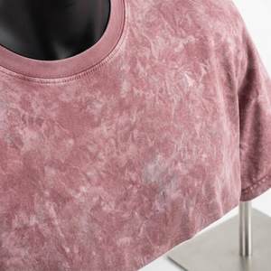 T-shirt surdimensionné en coton 100% tricoté, délavé à l'acide, respirant et à séchage rapide, personnalisable en gros pour hommes - Product Image 6