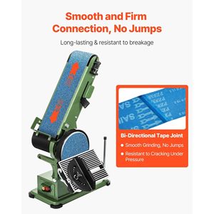 10 Pezzi Nastri Abrasivi in Zirconia 4 X 36 Pollici per Affilatura Coltelli, Grane 40 60 80 120 240, Dischi Abrasivi per Levigatrice 4 X 36 Pollici - Product Image 4